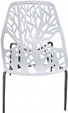 Καρέκλα πλαστική  Λευκή με μεταλλική βάση 93484174