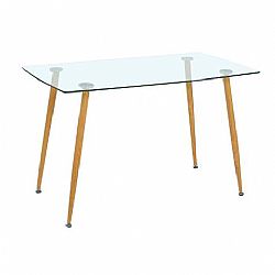 ΤΡΑΠΕΖΙ Μεταλλικό με Γυαλί 120x70cm EasyLife ROBY EM760