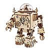 3D PUZZLE Μηχανικό Robot Μουσικό κουτί ROBOTIME AM-601