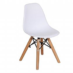 ΠΑΙΔΙΚΕΣ Καρέκλες 4 τεμάχια από Ξύλο και Πολυπροπυλένιο Λευκό WOODWELL EM123,KW