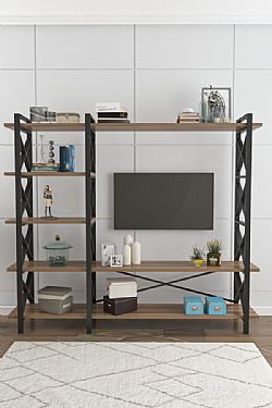 ΕΠΙΠΛΟ Τηλεόρασης από μοριοσανίδα 160x30x180cm FALCON FIDELIO FD-FALCON 