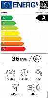 ΠΛΥΝΤΗΡΙΟ Ρούχων 6 Κιλών 1000 στροφές ARIELLI AWM-60115UB