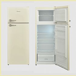 ΨΥΓΕΙΟ ΔΙΠΟΡΤΟ Ύψους 145cm RETRO CREME FRAM FDD-VRL212BGE++