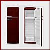 ΨΥΓΕΙΟ ΔΙΠΟΡΤΟ Ύψους 179cm RETRO BURGUNDY FRAM FDD-VRR311BDE++