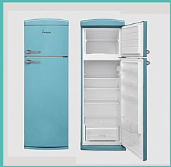 ΨΥΓΕΙΟ ΔΙΠΟΡΤΟ Ύψους 179cm RETRO BLUE FRAM FDD-VRR311BLE++
