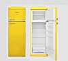 ΨΥΓΕΙΟ ΔΙΠΟΡΤΟ Ύψους 179cm RETRO YELLOW FRAM FDD-VRR311YLE++