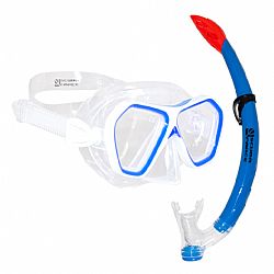 ΣΕΤ ΜΑΣΚΑ/ΑΝΑΠΝ.ΣΙΛΙΚ.NEVIS ΔΙΑΦΑΝΟ/ΜΠΛΕ SCUBA FORCE 61523