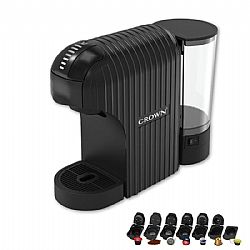 ΚΑΦΕΤΙΕΡΑ Espresso με Κάψουλες 7 σε 1 20bar 1400W Μαύρη CROWN CCM-1530B