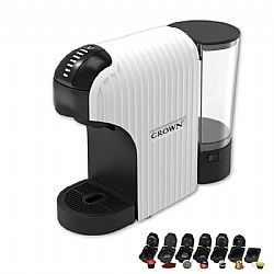 ΚΑΦΕΤΙΕΡΑ Espresso με Κάψουλες 7 σε 1 20bar 1400W Λευκή CROWN CCM-1531W