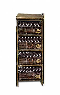 ΣΥΡΤΑΡΙΕΡΑ με 4 Συρτάρια 40x29x72cm NEWEST 1308-4K
