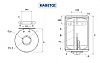 ΘΕΡΜΟΣΙΦΩΝΑΣ Ηλεκτρικός 60 Λίτρων Κάθετος BARTEC SUPREME 60L-SPR