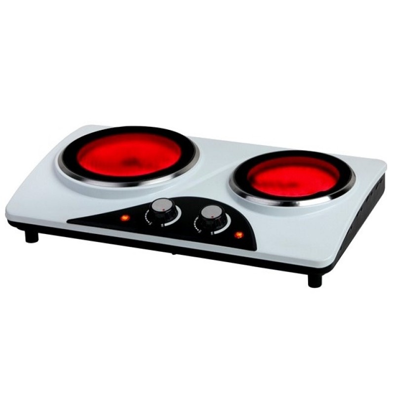 ΕΣΤΙΑ Επιτραπέζια Κεραμική με 2 μάτια ARIELLI ACP-3206C