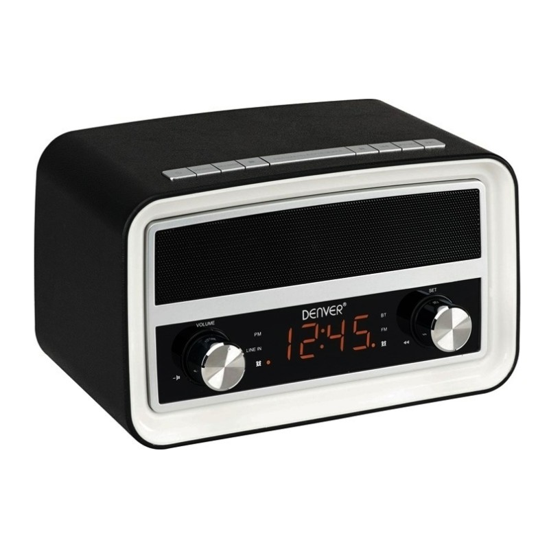 ΡΑΔΙΟΦΩΝΟ Ρετρό με Bluetooth DENVER CRB-619 ΜΑΥΡΟ ΡΑΔΙΟΦΩΝΟ Ρετρό με Bluetooth DENVER CRB-619 ΜΑΥΡΟ