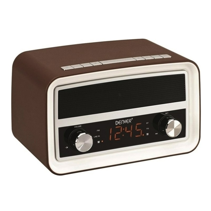 ΡΑΔΙΟΦΩΝΟ Ρετρό με Bluetooth DENVER CRB-619 ΚΑΦΕ ΡΑΔΙΟΦΩΝΟ Ρετρό με Bluetooth DENVER CRB-619 ΚΑΦΕ