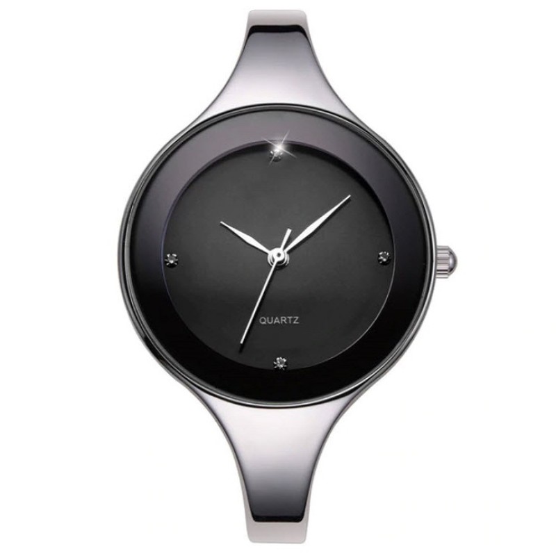 ΡΟΛΟΙ Γυναικείο quartz,λουράκι μεταλλικό GENEVA 9001