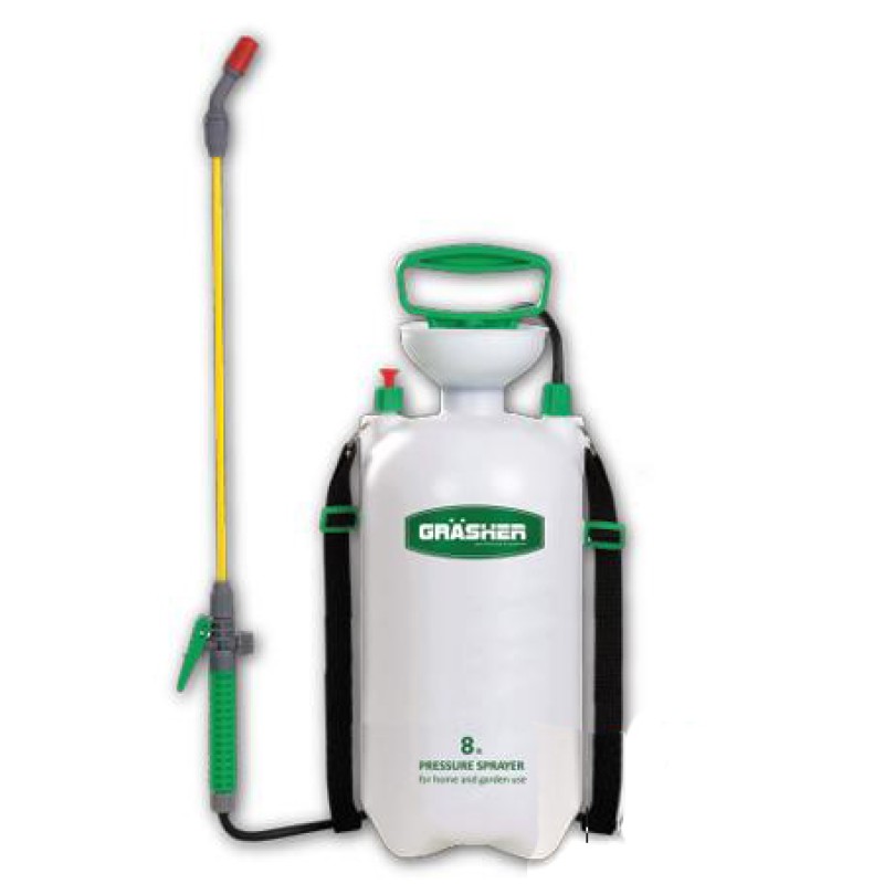 ΨΕΚΑΣΤΗΡΑΣ Προπιέσεως Πλάτης 8 λίτρα GRASHER 100959 ΨΕΚΑΣΤΗΡΑΣ Προπιέσεως Πλάτης 8 λίτρα GRASHER 100959