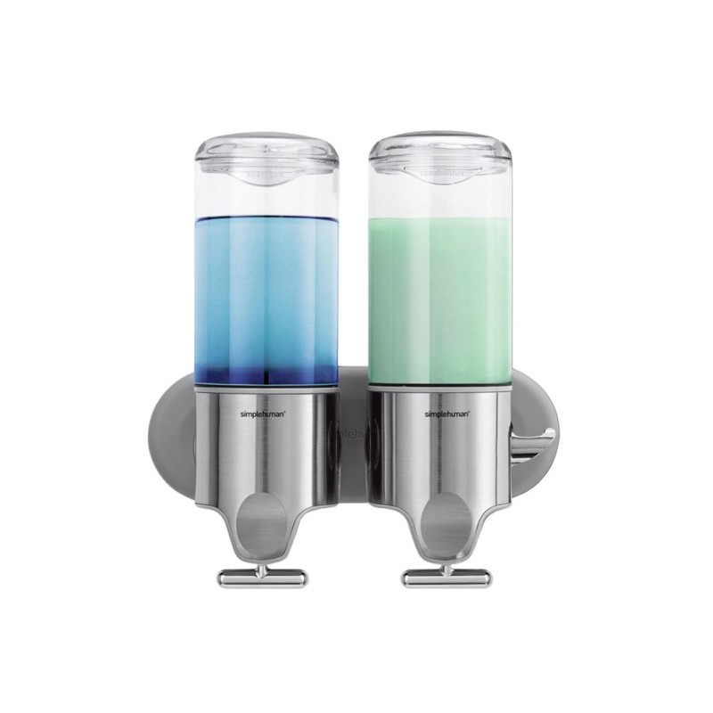 ΔΙΑΝΕΜΗΤΗΣ Μπάνιου Διπλός ΙΝΟΧ 2x444ml SIMPLEHUMAN BT1028 ΔΙΑΝΕΜΗΤΗΣ Μπάνιου Διπλός ΙΝΟΧ 2x444ml SIMPLEHUMAN BT1028