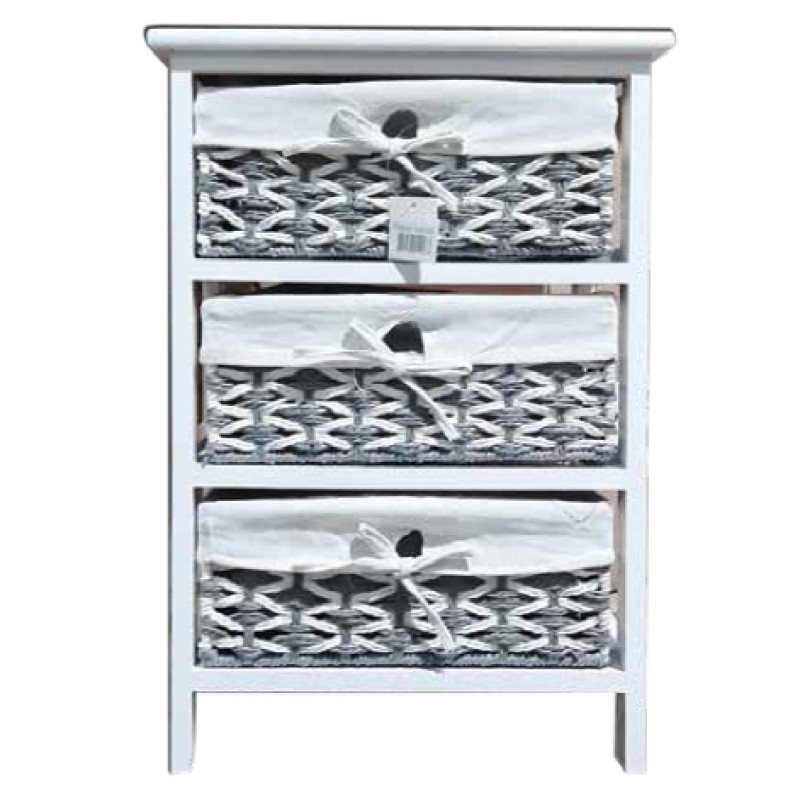 ΣΥΡΤΑΡΙΕΡΑ με 3 συρτάρια 40x29x58cm NEWEST 1308-3ZS