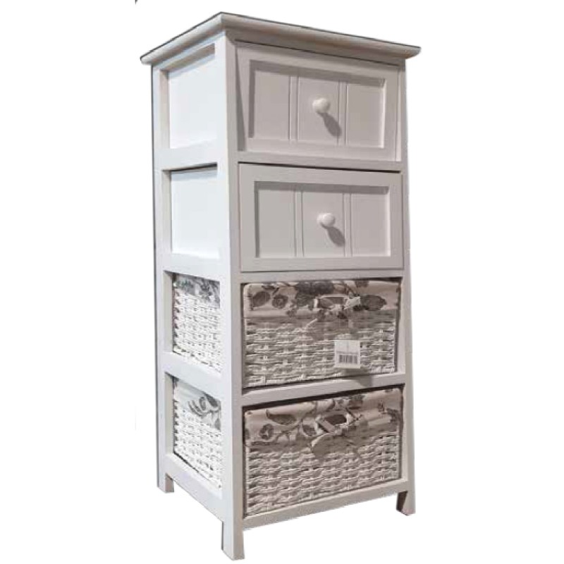 ΣΥΡΤΑΡΙΕΡΑ με 2+2 συρτάρια 37x31x83cm NEWEST ZH1806-4W