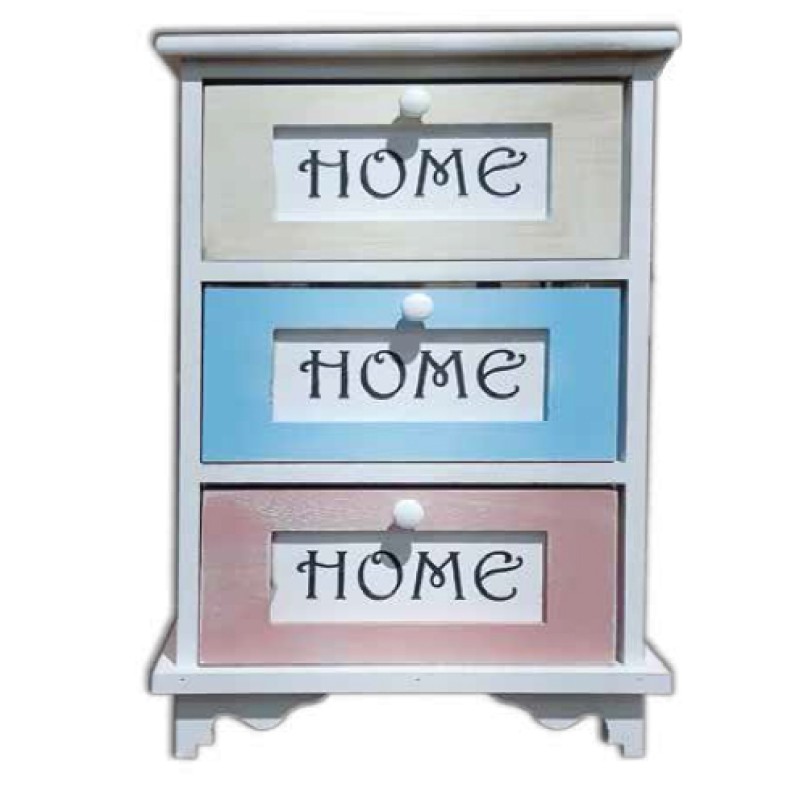 ΣΥΡΤΑΡΙΕΡΑ με 3 συρτάρια 37x28x58cm NEWEST HYC-194006