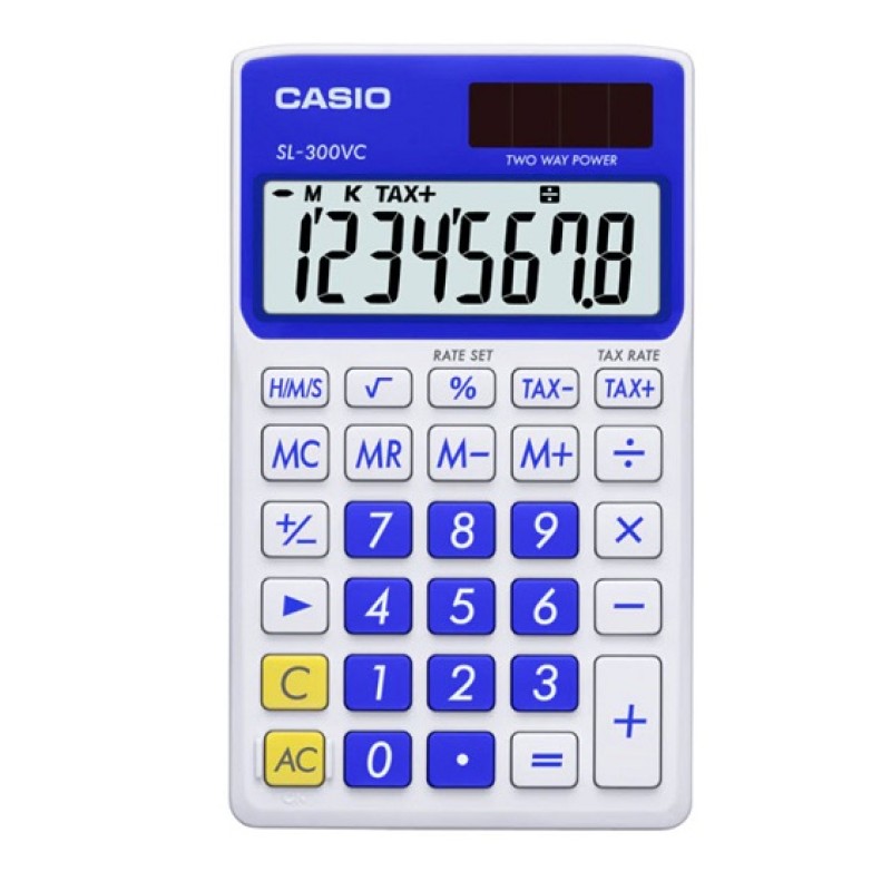 ΑΡΙΘΜΟΜΗΧΑΝΗ Ηλιακή και Μπαταρίας CASIO SL-300VC