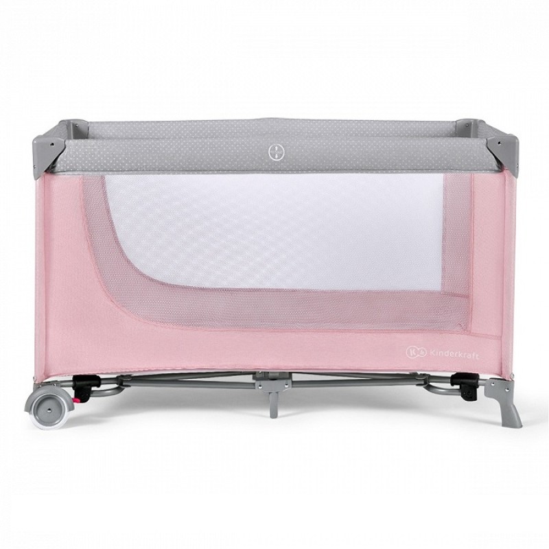 ΠΑΡΚΟΚΡΕΒΑΤΟ Πτυσσόμενο KinderKraft LEODY SIMPLE PINK