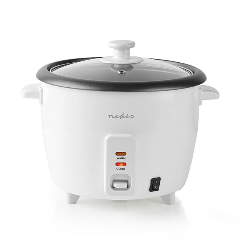 ΒΡΑΣΤΗΡΑΣ Ρυζιού 600ml NEDIS KARC06WT 233-1584 ΒΡΑΣΤΗΡΑΣ Ρυζιού 600ml NEDIS KARC06WT 233-1584
