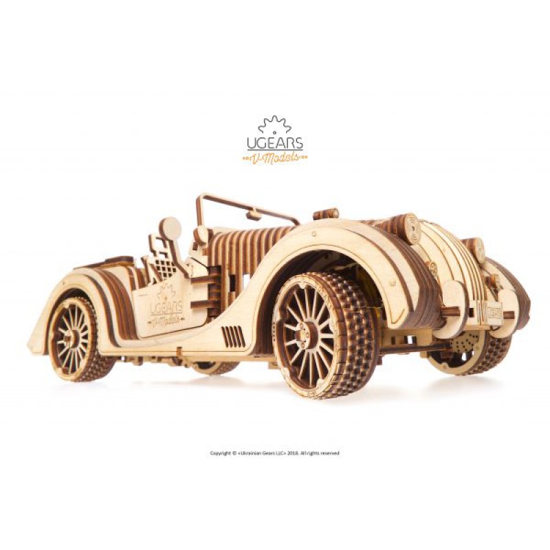 3D PUZZLE Roadster VM-01 UGEARS 4820184120815 3D PUZZLE Roadster VM-01 UGEARS 4820184120815