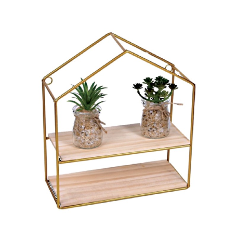 ΡΑΦΙΕΡΑ Φυσικό ξύλο 28x11x25.5cm NEWEST 8380