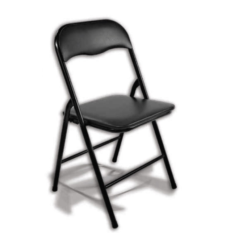 ΚΑΡΕΚΛΑ Σπαστή Μαύρη 46x44x79 NEWEST YP-2