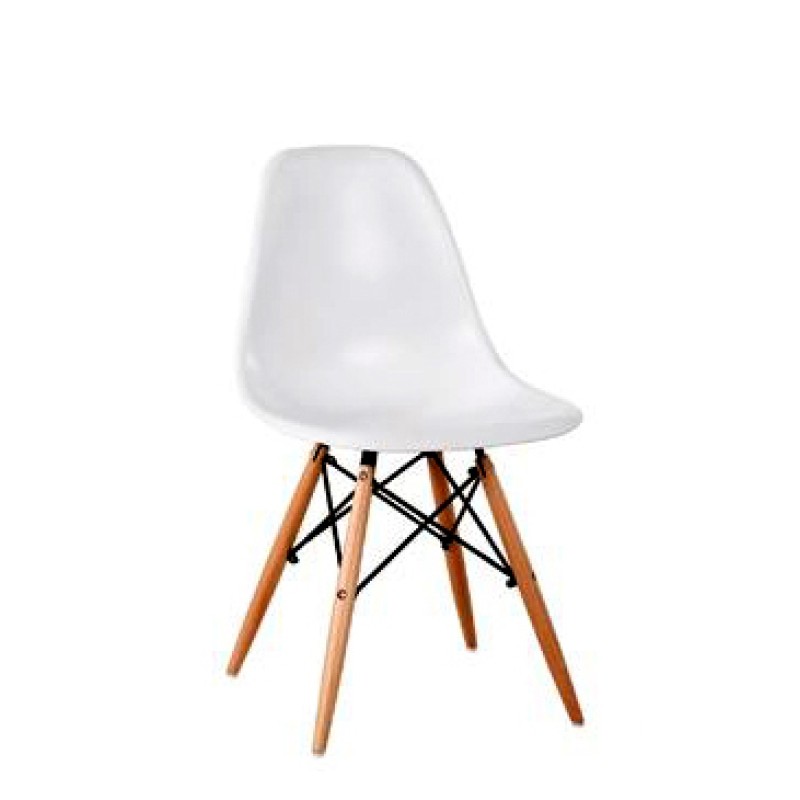 ΚΑΡΕΚΛΑ Ξύλο/Πολυπροπυλένιο Λευκή 46X50X82 NEWEST YP-1WH