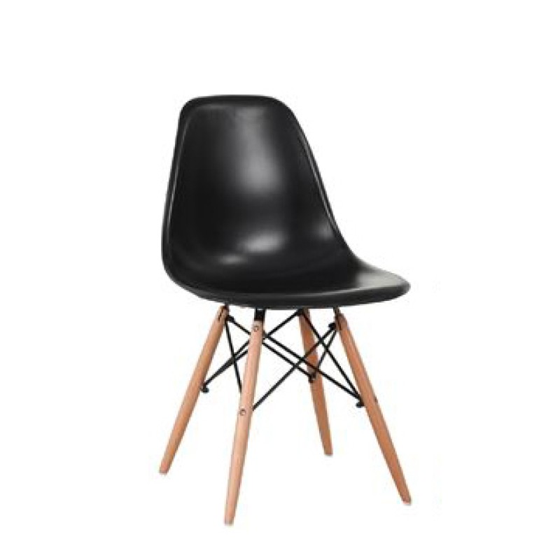 ΚΑΡΕΚΛΑ Ξύλο/Πολυπροπυλένιο Μαύρη 46X50X82 NEWEST YP-1BL