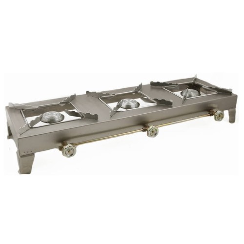 ΚΟΥΖΙΝΑΚΙ ΠΡΟΠΑΝΙΟΥ ΕΠΑΓΓΕΛΜΑΤΙΚΟ INOX με 3 Εστίες CALFER ΕΛΙ.300