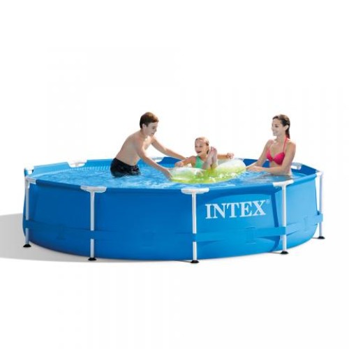 ΠΙΣΙΝΑ Στρογγυλή 305x76cm METAL FRAME INTEX 28200