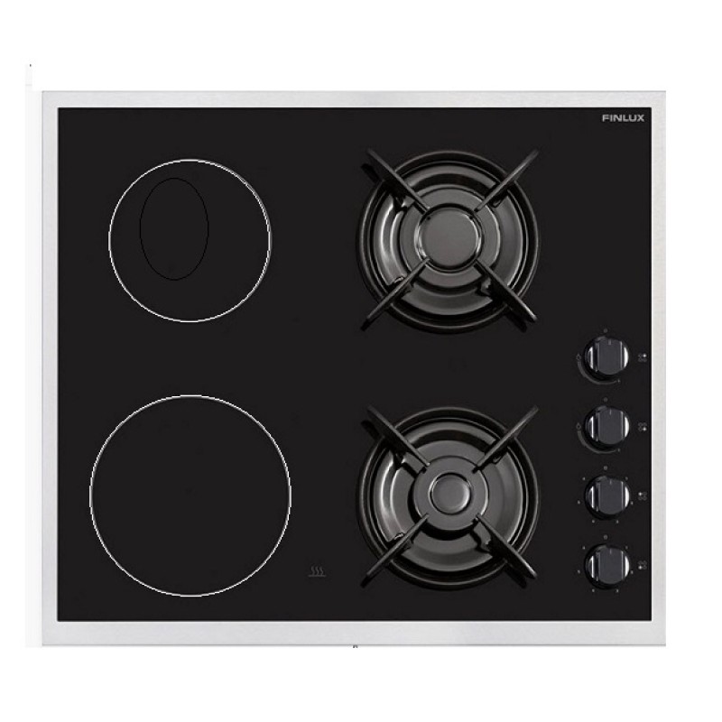 ΕΣΤΙΑ Εντοιχισμένη Κεράμικη Μικτή 2+2 Finlux FXV-622S