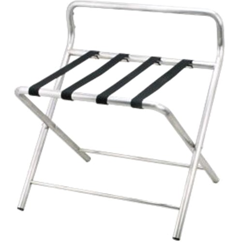 ΜΠΑΓΚΑΖΙΕΡΑ Αναδιπλούμενη με Πλάτη 50x50x70cm INOX Satin OEM 803-201