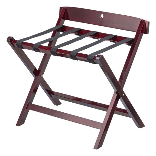 ΜΠΑΓΚΑΖΙΕΡΑ Αναδιπλούμενη με Πλάτη 63x47x64cm Ξύλινη OEM 803-208