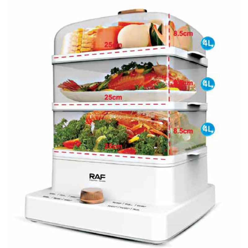 ΑΤΜΟΜΑΓΕΙΡΑΣ 3 Επιπέδων 12lt 1200W RAF R-5238