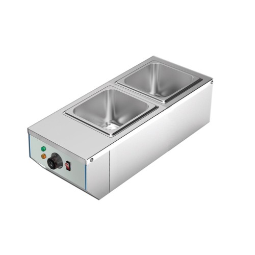 ΜΠΑΙΝ ΜΑΡΙ Ηλεκτρικό 2xGN1/6-Υ10cm, 1KW, 22x53x18cm KARAMCO IW-22