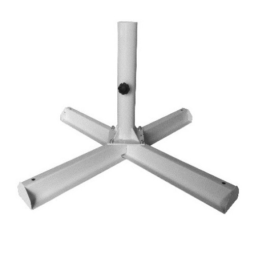 ΒΑΣΗ ΟΜΠΡΕΛΑΣ Μεταλλική-Σταυρός 90x90cm BLIUMI 5156 G