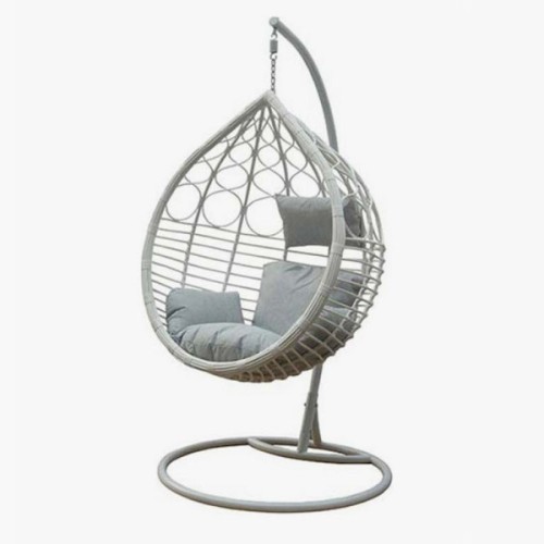 ΚΟΥΝΙΑ Πολυθρόνα Κρεμαστή WICKER με βάση Λευκή BLIUMI 5215 G