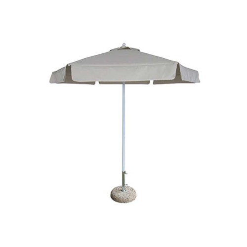 ΟΜΠΡΕΛΑ ΕΠΑΓΓΕΛΜΑΤΙΚΗ Αλουμινίου Στρόγγυλη με Αεραγωγό και Βολάν 2.35m Εκρού BLIUMI 5191 G