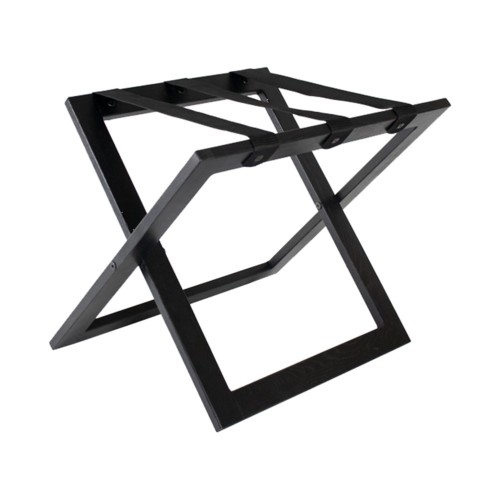 ΜΠΑΓΚΑΖΙΕΡΑ Αναδιπλούμενη Ξύλινη Πολυτελείας 56.7x42x46 Black Lacquer SelectConcept BQ709B