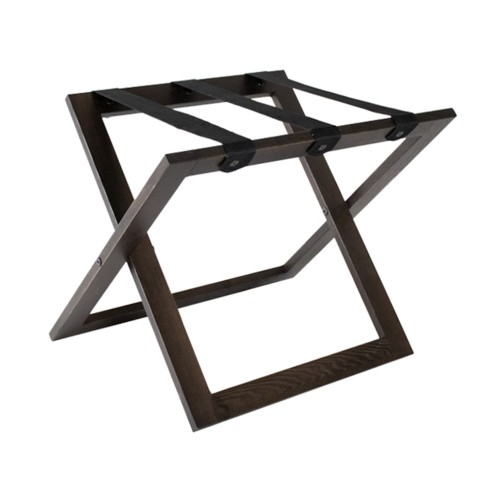 ΜΠΑΓΚΑΖΙΕΡΑ Αναδιπλούμενη Ξύλινη Πολυτελείας 56.7x42x46 Havana Black SelectConcept BQ709H