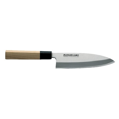 Χειροποίητο μαχαίρι Ιαπωνίας, Deba 22.5cm, με ξύλινη λαβή από Ιαπωνική Μανόλια ( Kobushi magnolia ) BUNMEI 120100