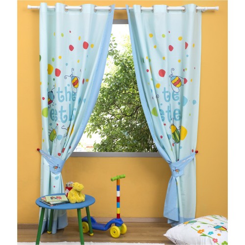 Παιδική Κουρτίνα 150x250cm, με Τρουκς & Δέστρα Δεξιά, Μπάμπουρας ZOUZOUNIA ZOU-BD-054