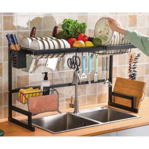 ΠΙΑΤΟΘΗΚΗ Διώροφη Μεταλλική 85χ31,5χ52cm NEWEST B85