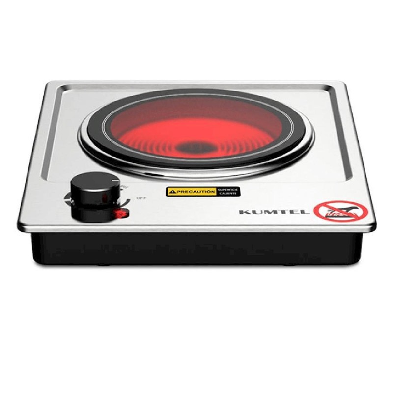 ΕΣΤΙΑ Επιτραπέζια Κεραμική Μονή 1200W KUMTEL HCB-1001