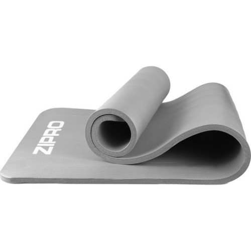 ΣΤΡΩΜΑ Γυμναστικής 180x60x1cm Γκρι ZIPRO YOGA MAT NBR