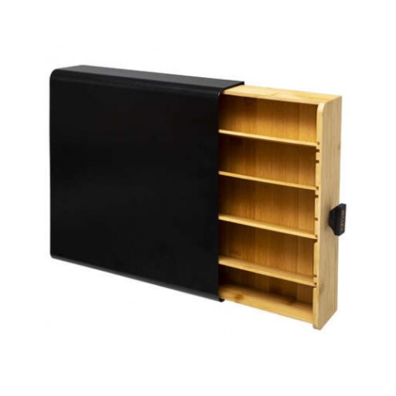 Συρτάρι για κάψουλες bamboo μαύρο 33x31x7,5cm ATMOSPHERA 07.179672